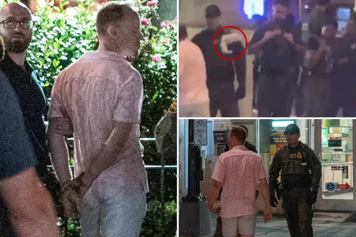 Former DOJ worker Sean Charles Dunn acquitted of assault after throwing a sandwich at federal agents.