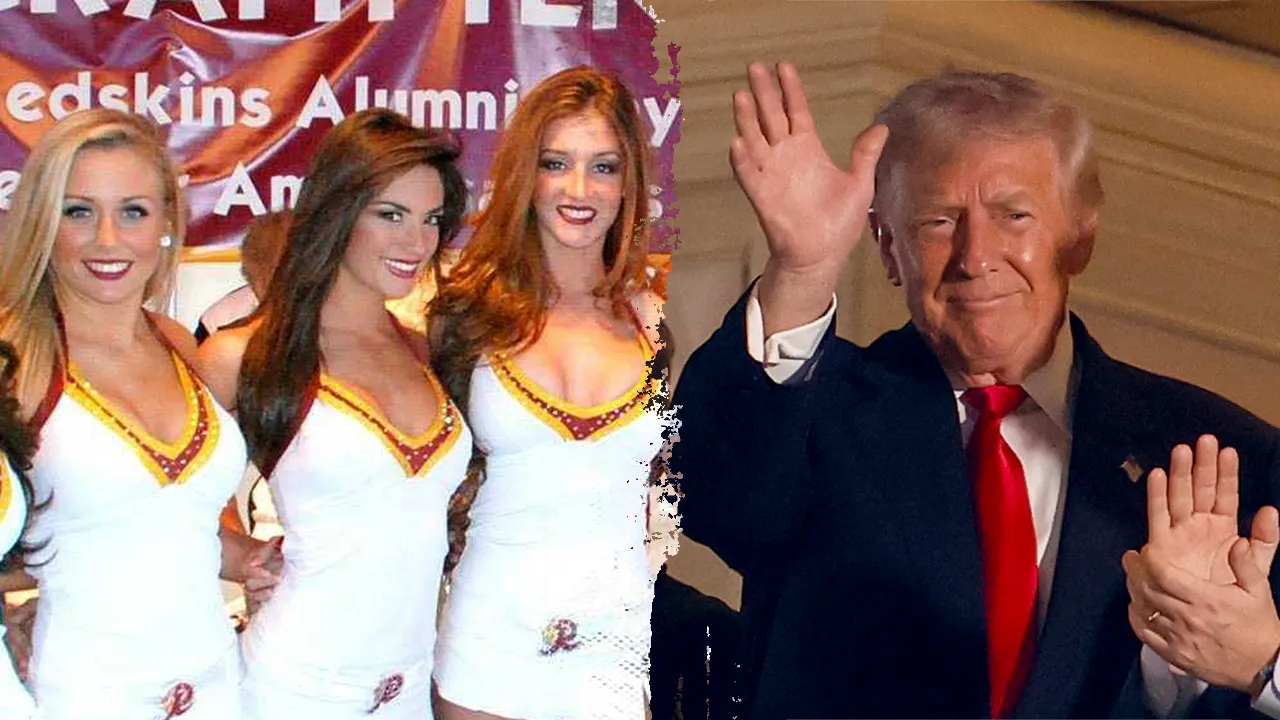 Former Redskins cheerleader supports Trump after Commanders fans boo