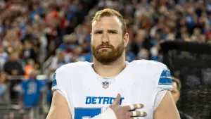Frank Ragnow returns from retirement to aid Lions in playoff effort
