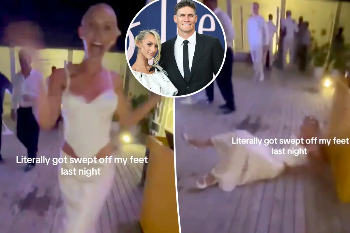Funny wedding dance mishap in the Maldives becomes popular as bride gets 'swept off her feet'