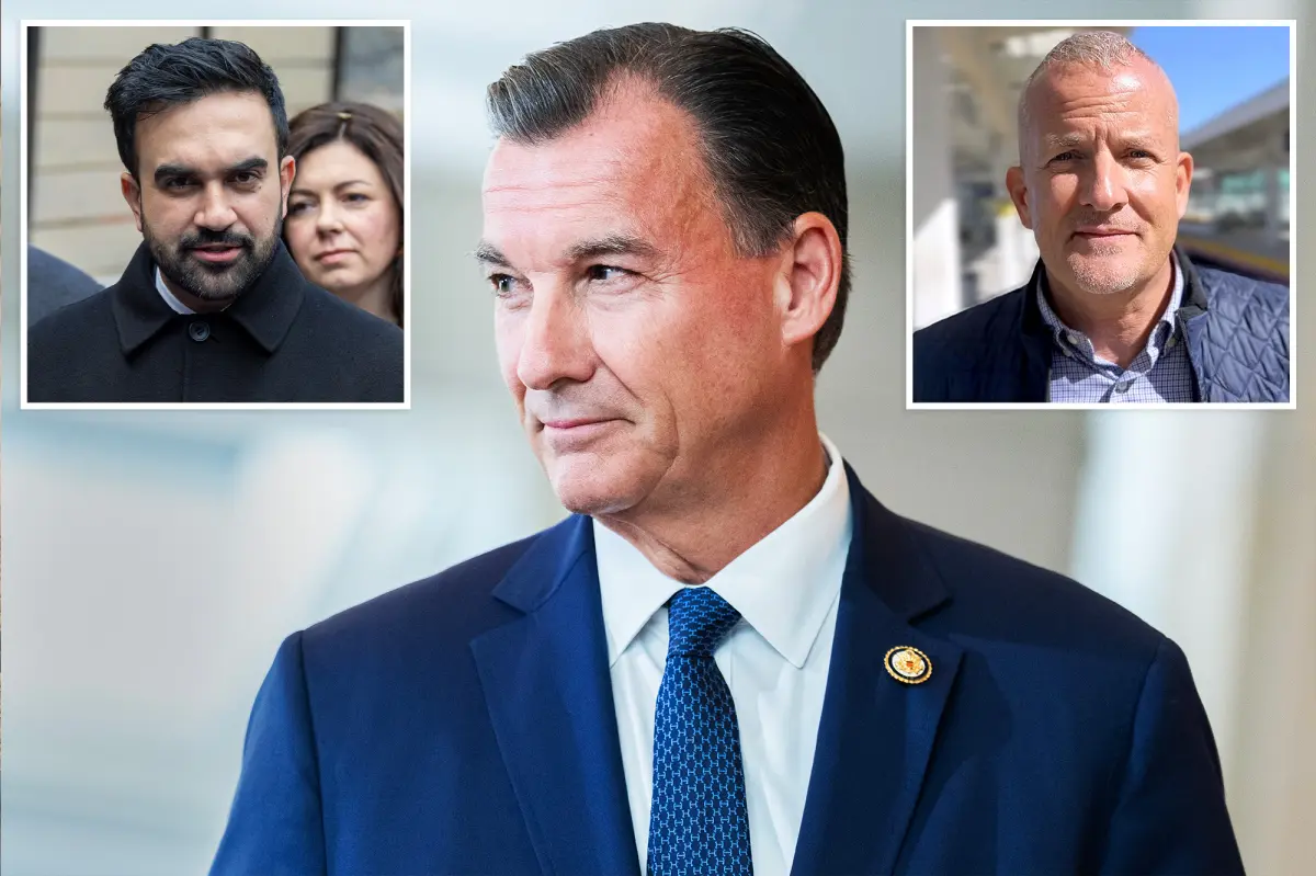 GOP candidate Greg Hach criticizes Long Island Representative Tom Suozzi, calling him 'Taxman Tom' for targeting the wealthy.