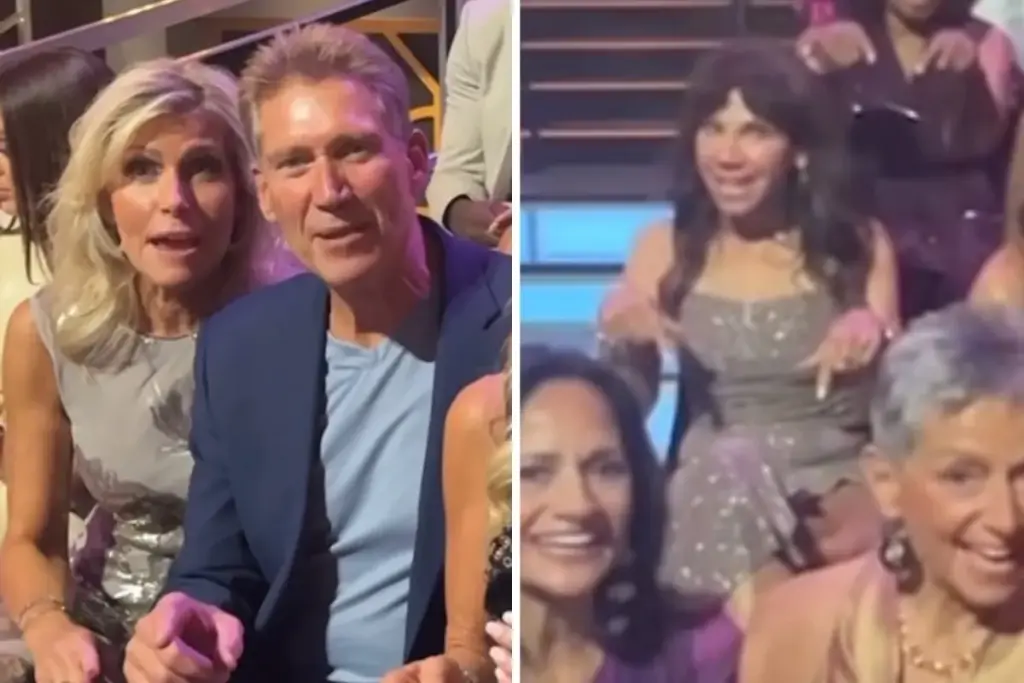 Gerry Turner and his new fiancée Lana Sutton are at the ‘Golden Bachelor’ finale with his ex Theresa Nist nearby: “Who invited Gerry?”
