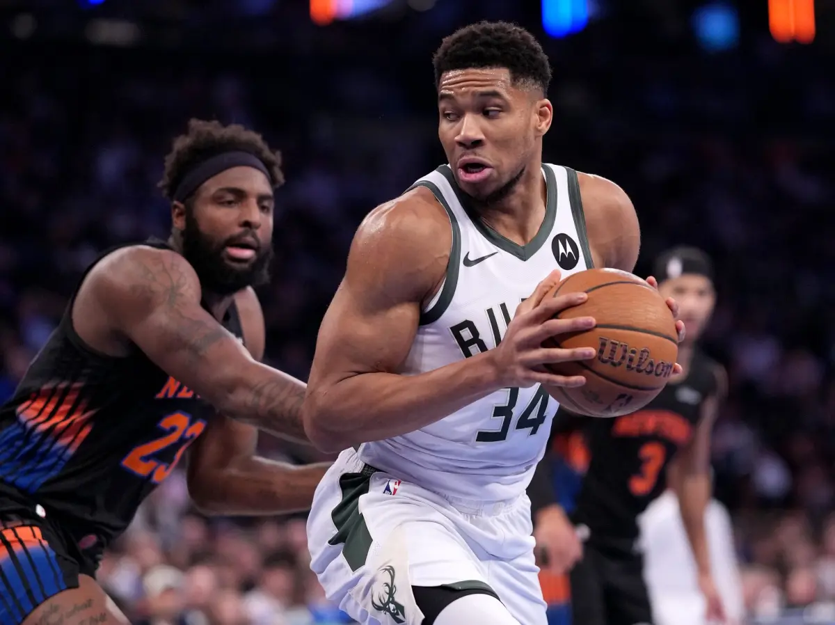 Giannis Antetokounmpo shines in his comeback to the Bucks' team