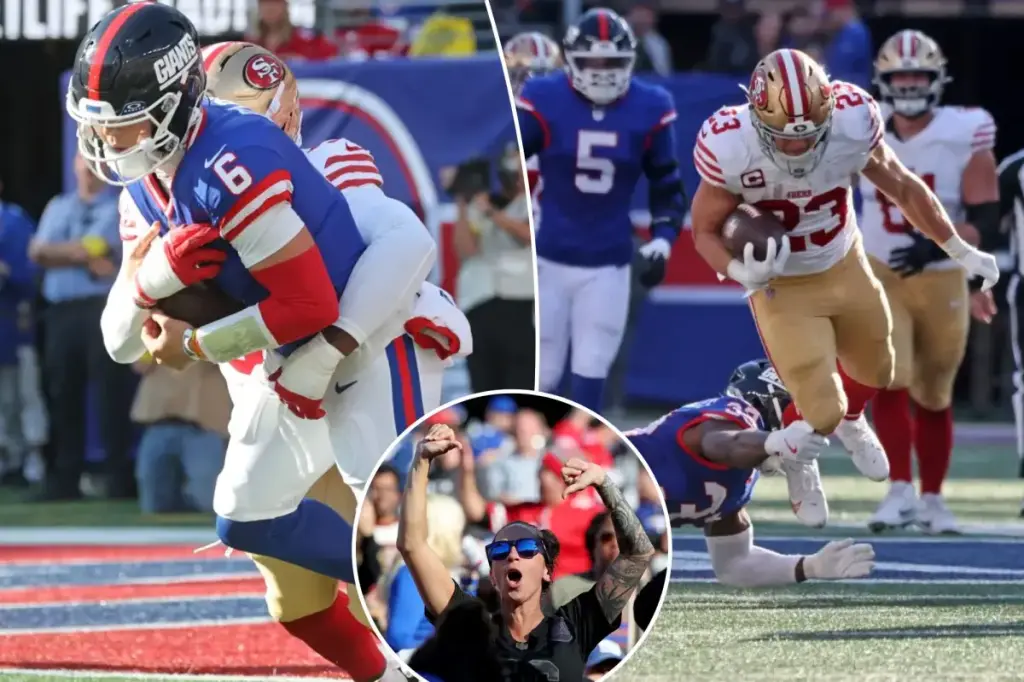 Giants move even further from significance with poor defeat to 49ers