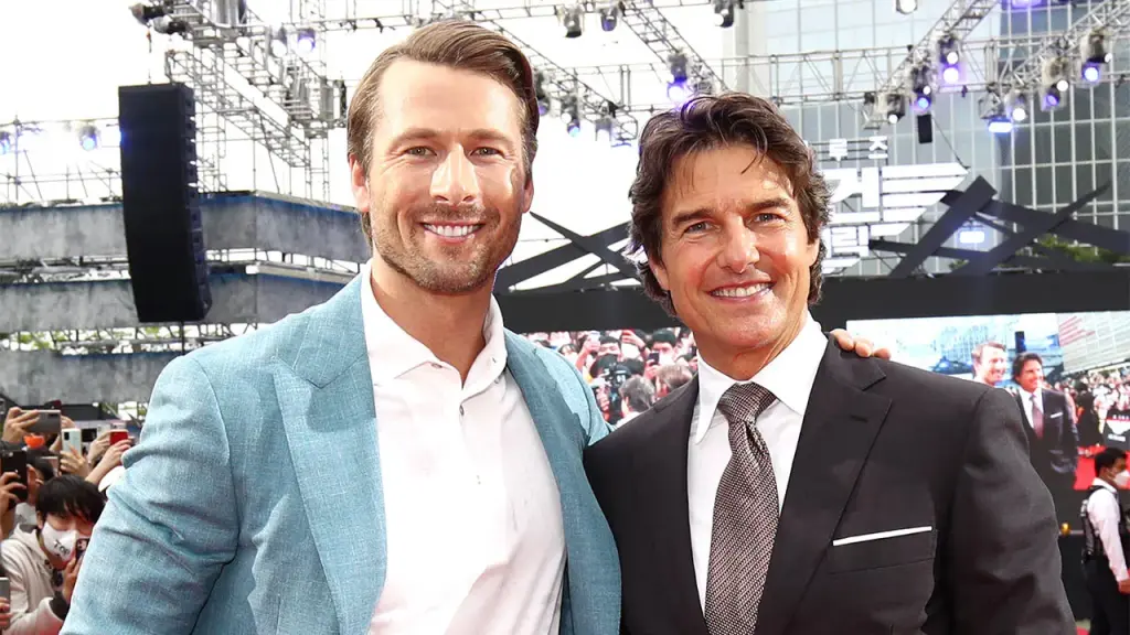 Glen Powell shares Tom Cruise's advice for staying safe during stunts in 'The Running Man'