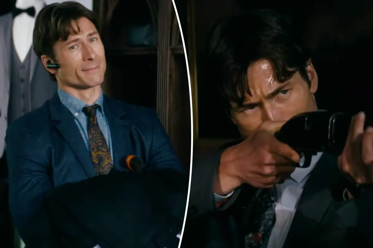 Glen Powell stands out in his family's role in 'How to Make a Killing' film.