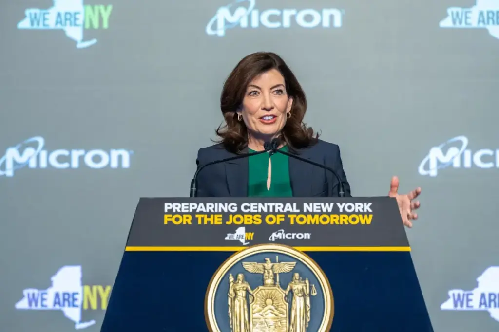 Governor Hochul's $11 billion Micron economic development initiative appears to be failing.