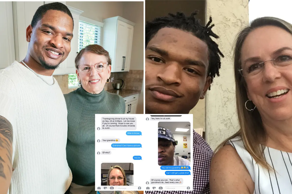 Grandma who became popular for inviting a stranger to Thanksgiving marks her 10th holiday meal with an unexpected 'grandson'