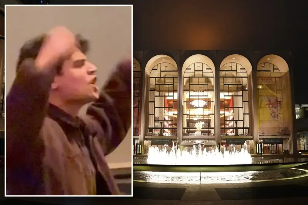 Group interrupts NYC's Met Opera in intense anti-fascism demonstration