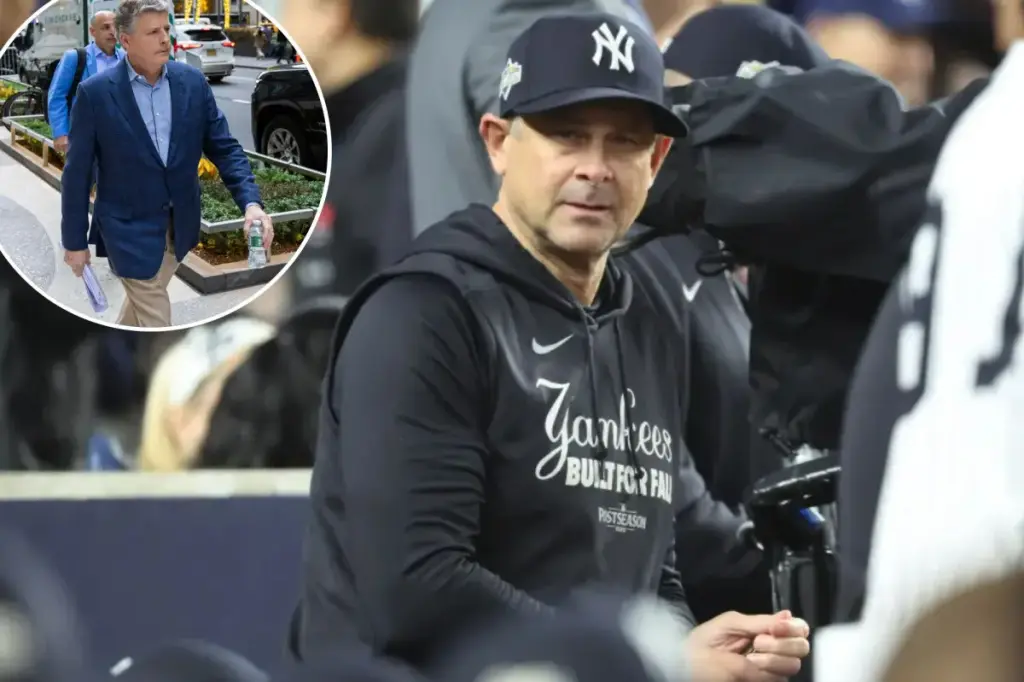 Hal Steinbrenner doesn't hold Aaron Boone responsible for the Yankees' ALDS elimination.