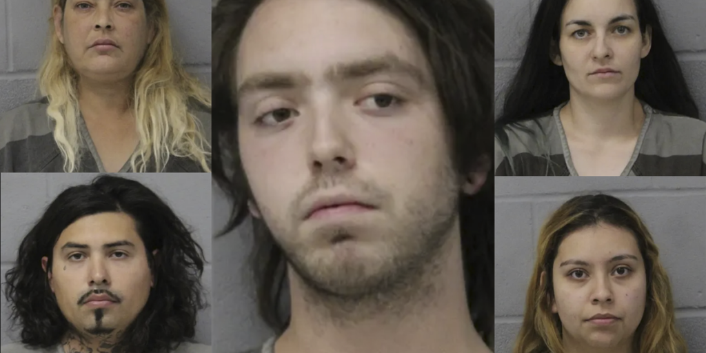 Half-dressed woman found in backyard, lacking flesh and handcuffed, endured weeks of torture, beatings with a bat, and BB gun shots, according to police.