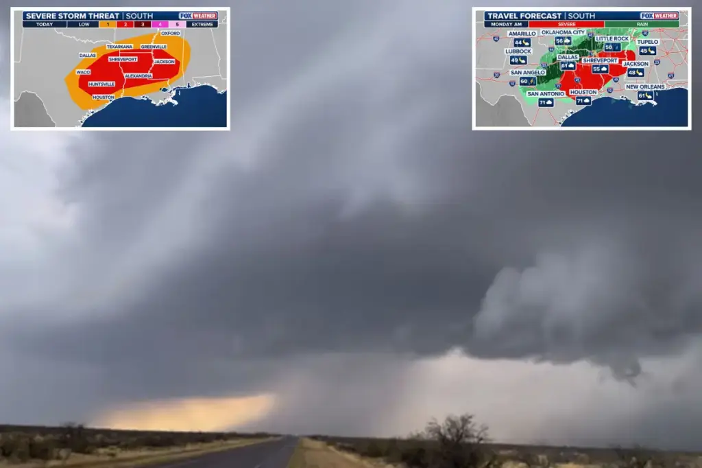 Heavy rain and intense storms hit Texas as record-setting Thanksgiving travel begins