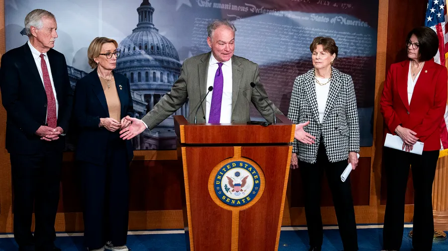 Here are the 8 Senate Democrats who supported ending the shutdown.