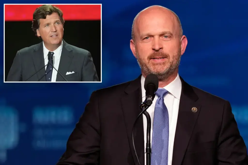 Heritage board member steps down while president Kevin Roberts expresses regret for defending Tucker Carlson