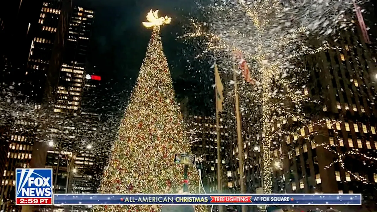 Holiday season begins with the lighting of the 'All-American Christmas Tree'
