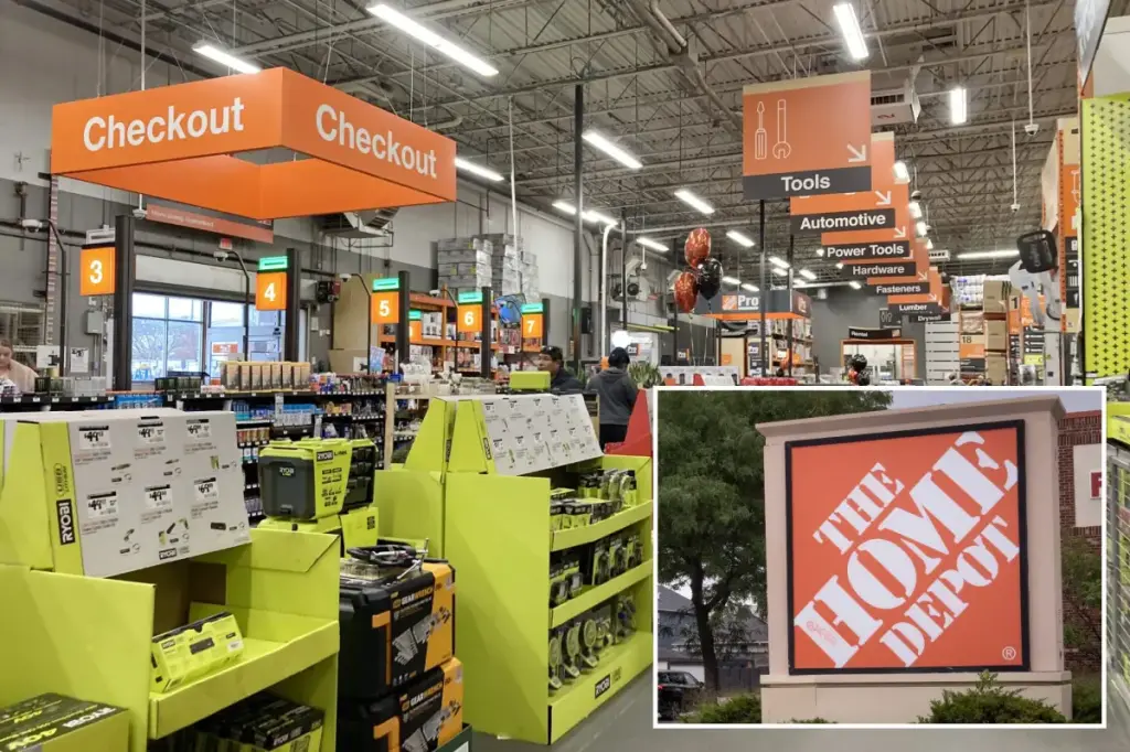 Home Depot stocks drop as the chain lowers its forecast and indicates 'consumer uncertainty'