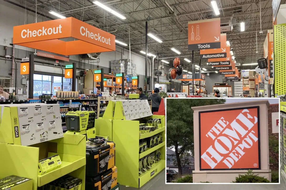 Home Depot stocks drop as the chain lowers its forecast and indicates 'consumer uncertainty'