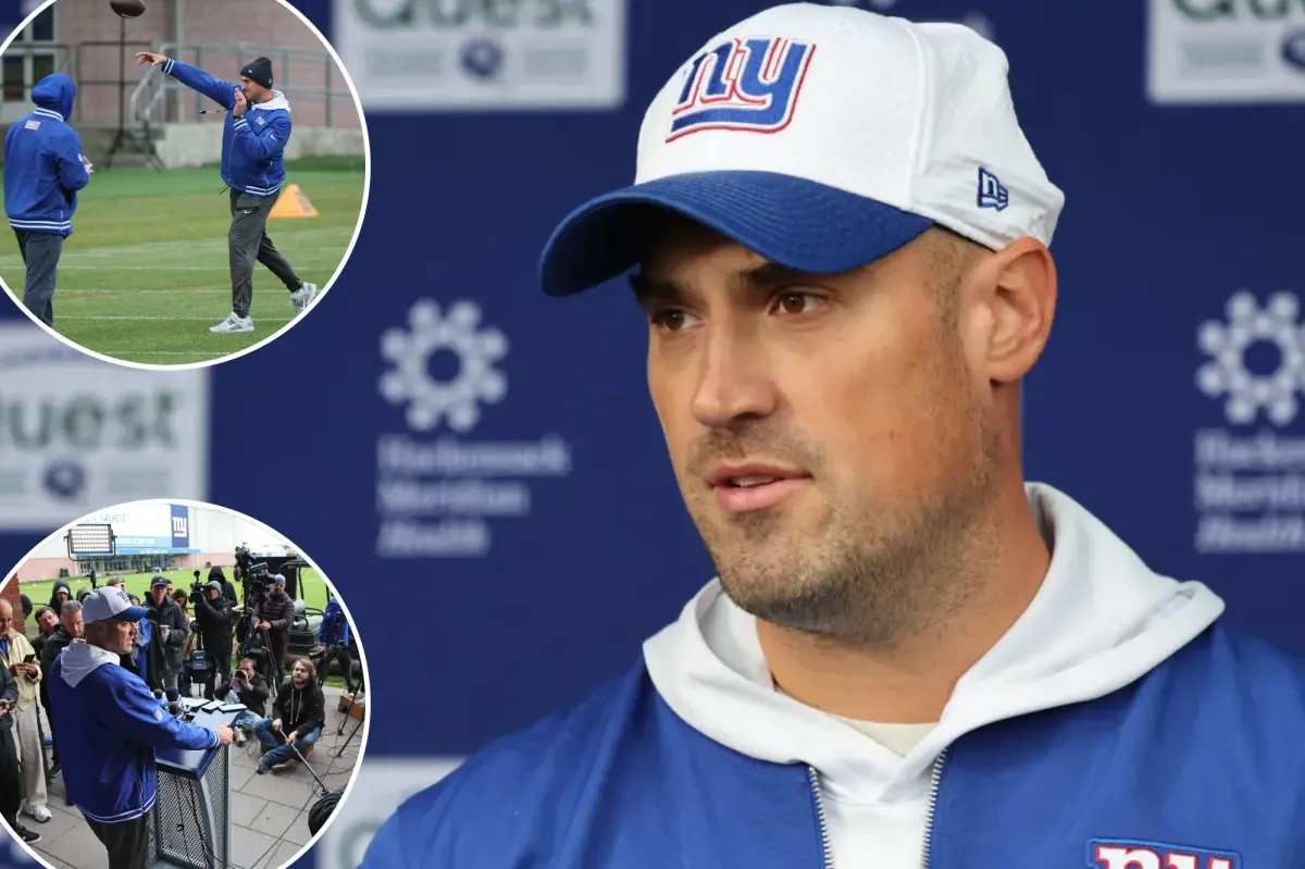 How Mike Kafka managed his first day as Giants coach with important choices
