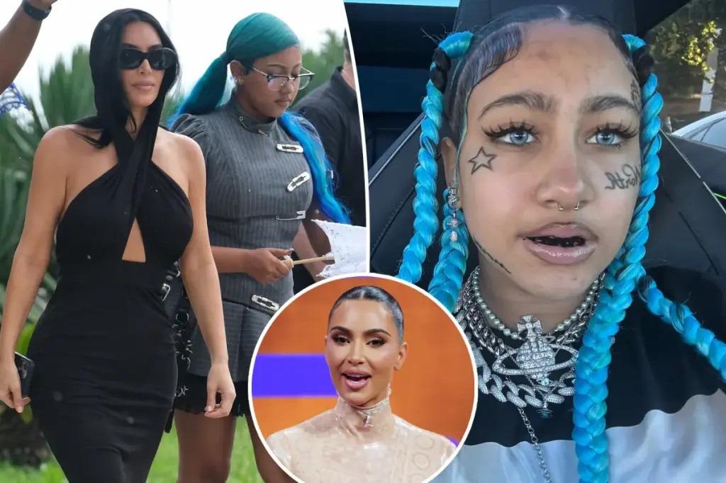 How North responded to criticism regarding fake tattoos and piercings