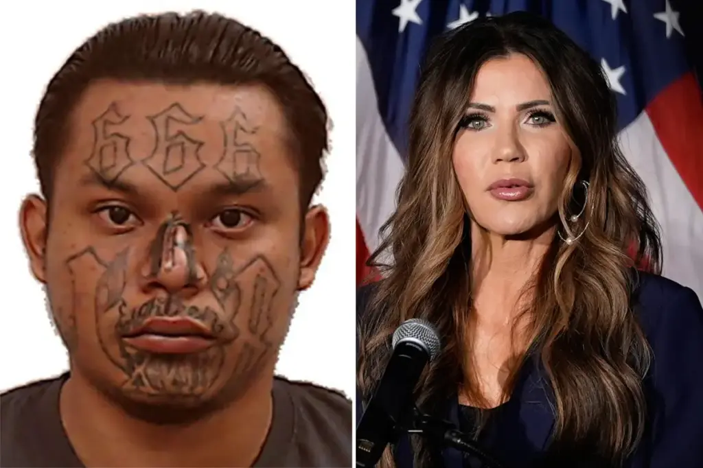 ICE apprehends gang member with '666' tattoo on forehead involved in murder