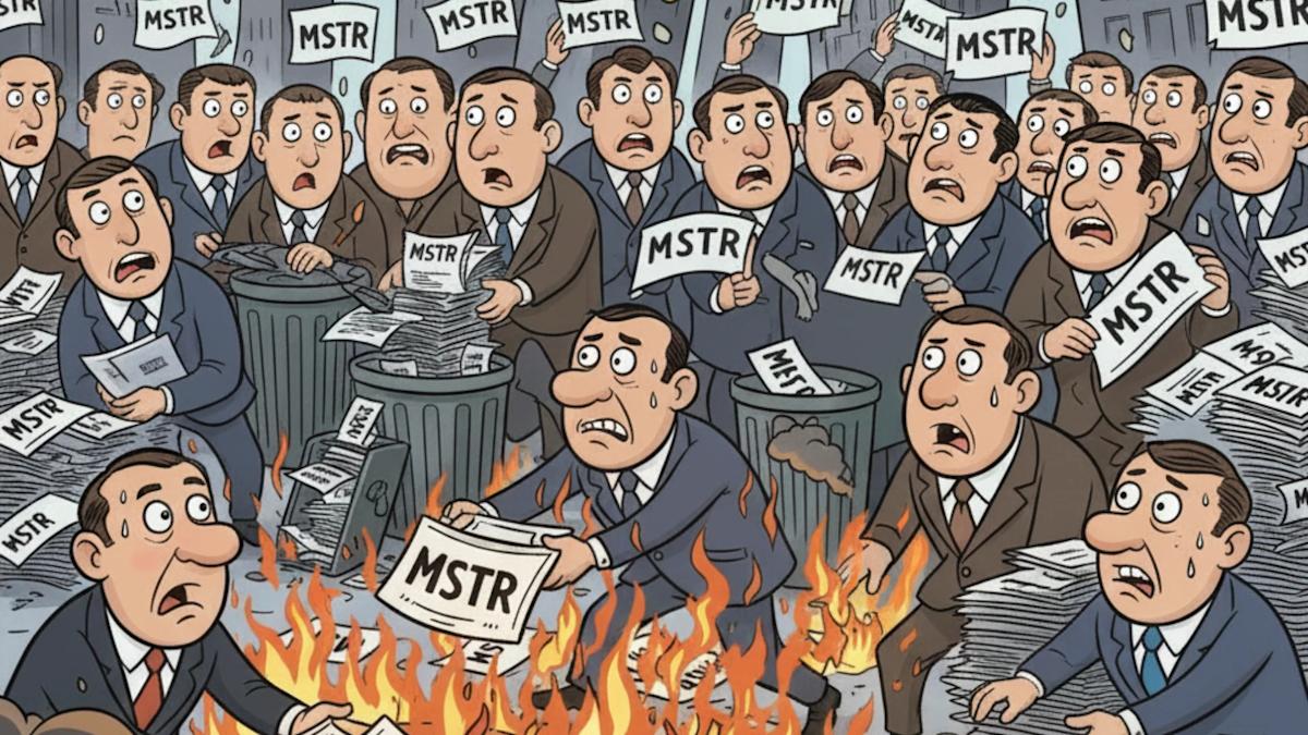Is the $5.4B Sale of MSTR by Wall Street Causing Bitcoin's Price Drop?