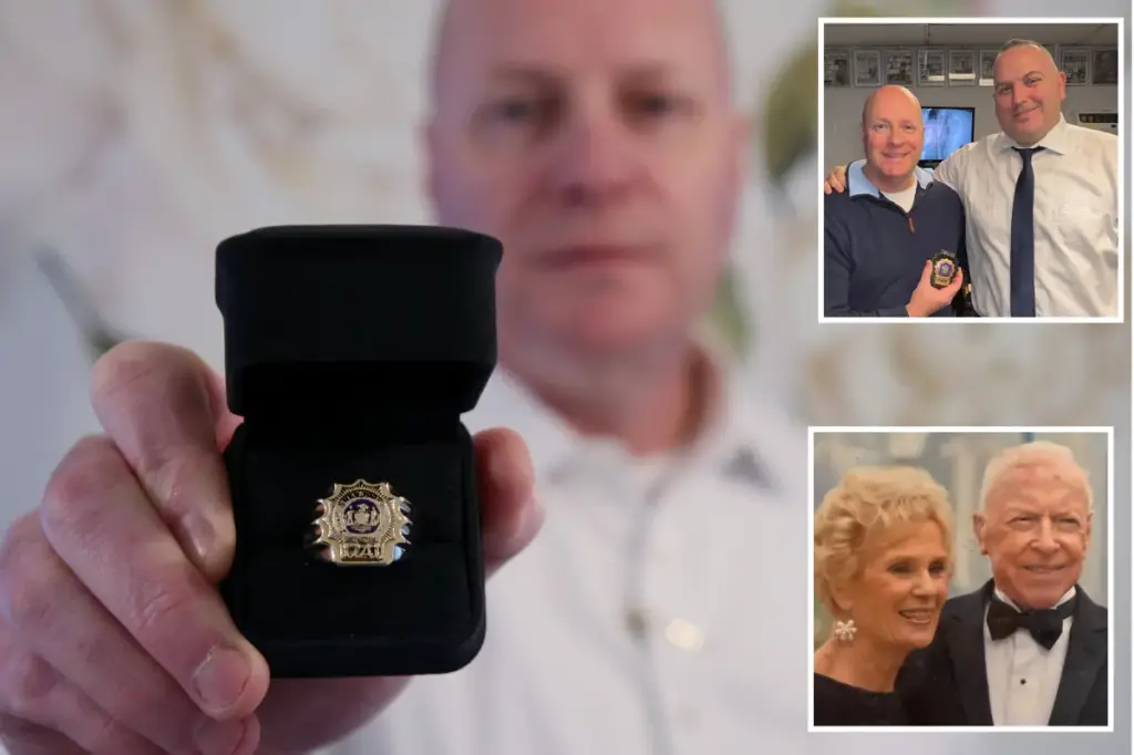 "It's a wild tale," says the NYPD detective who found the father's ring.