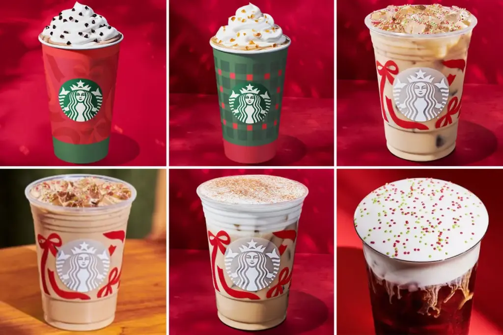 It's that time of year for Starbucks' festive menu.