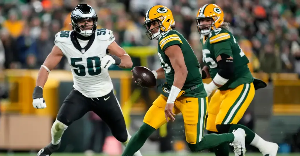 Jaelan Phillips quickly makes an impact for Eagles against Packers