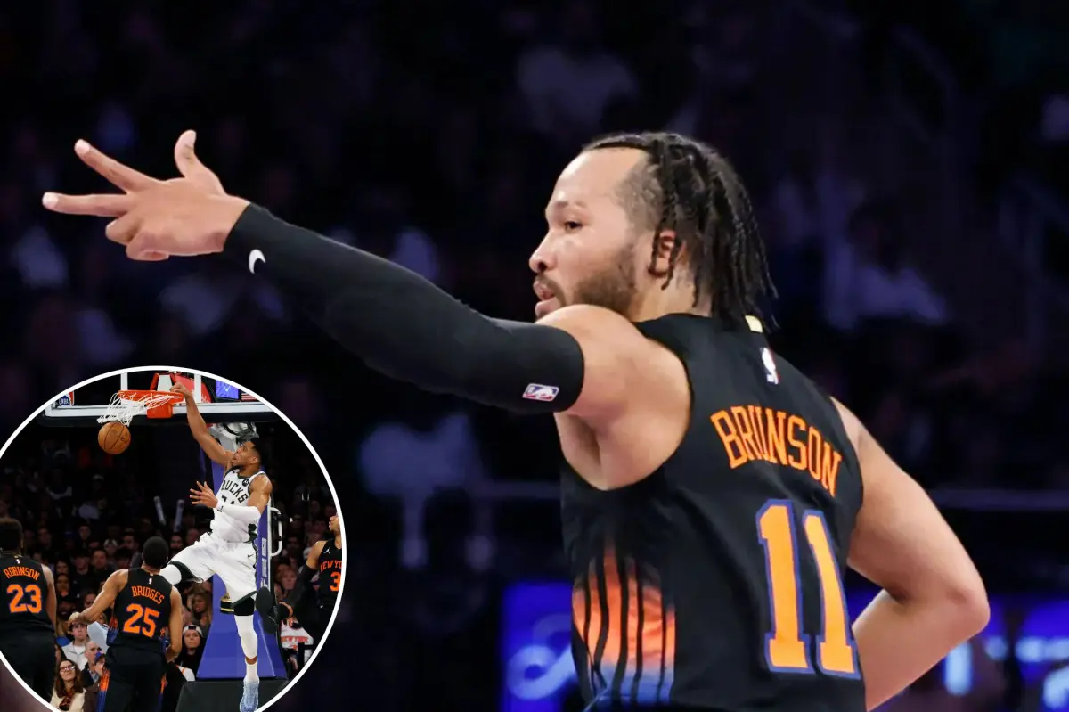 Jalen Brunson and the Knicks move on to the NBA Cup quarterfinals after defeating the Bucks.