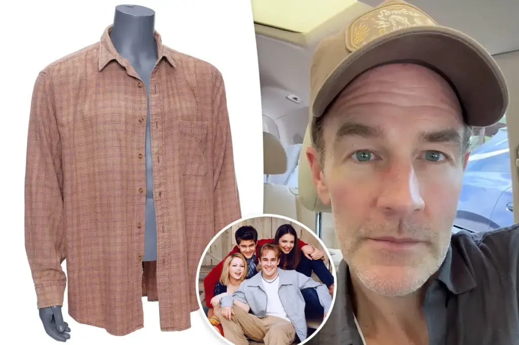James Van Der Beek is selling 'Dawson's Creek' merchandise to help with cancer expenses.