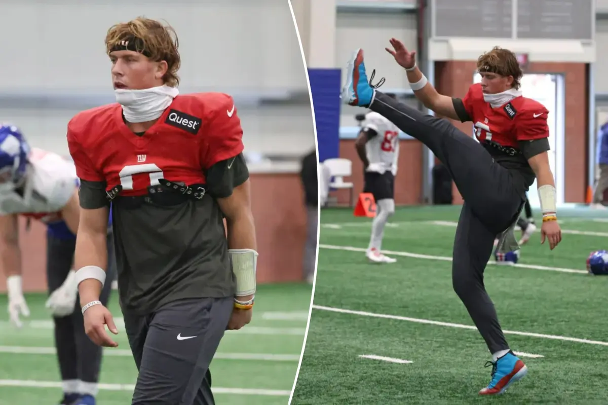 Jaxon Dart makes important progress with just a few obstacles left before returning to the Giants