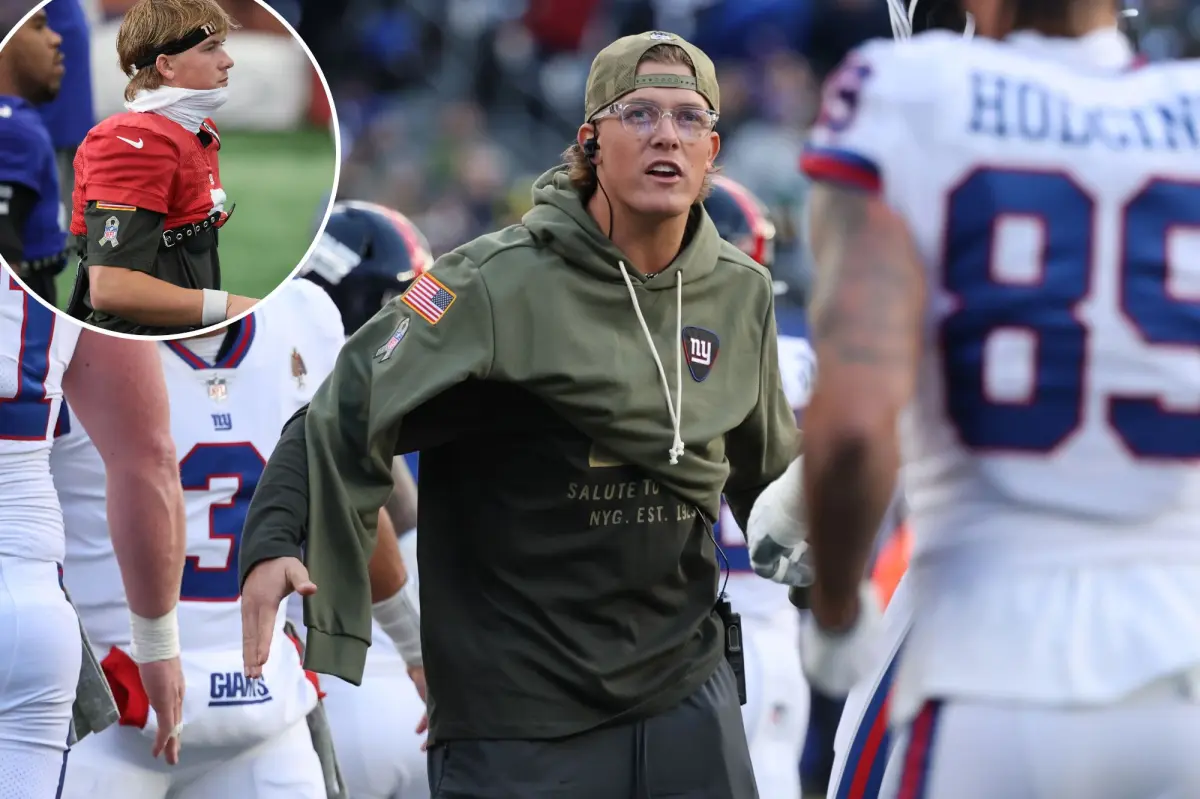 Jaxson Dart will sit out another game against the Giants due to a concussion.