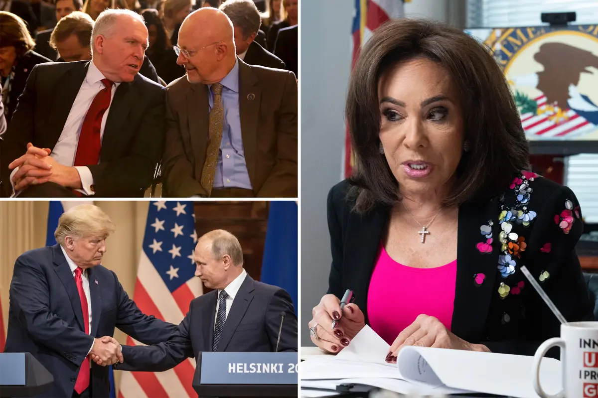 Jeanine Pirro says on 'Pod Force One' that the Trump DOJ's Russiagate inquiries are not about 'revenge'