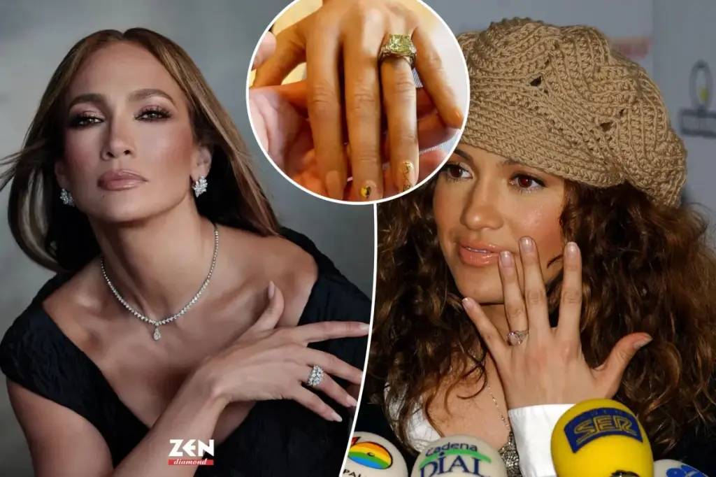 Jennifer Lopez, who has been divorced four times, is selling her engagement rings.