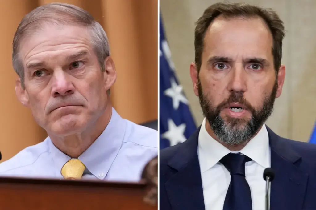 Jim Jordan calls on Verizon and AT&T to provide data from the Jack Smith investigation into Republican lawmakers.