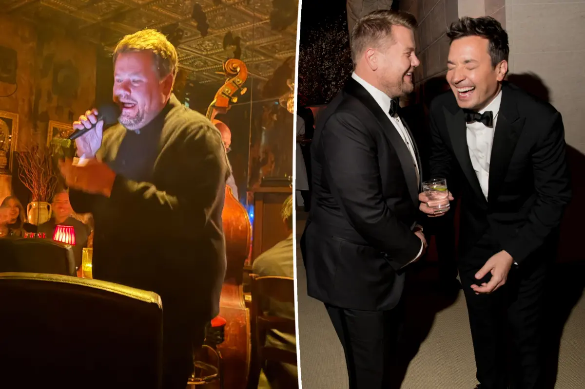Jimmy Fallon and James Corden sing songs by Sinatra and Bennett