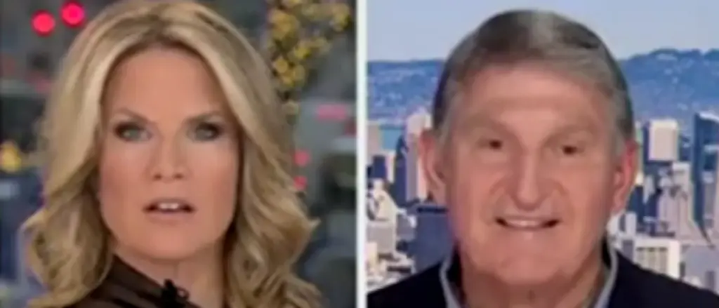 Joe Manchin chuckles when asked by Martha MacCallum if Jasmine Crockett is the best Democratic communicator.