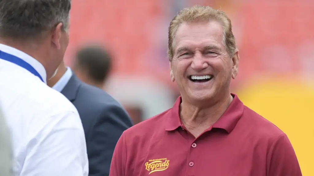 Joe Theismann responds to the Commanders returning to the RFK location and the connection to Trump's name.