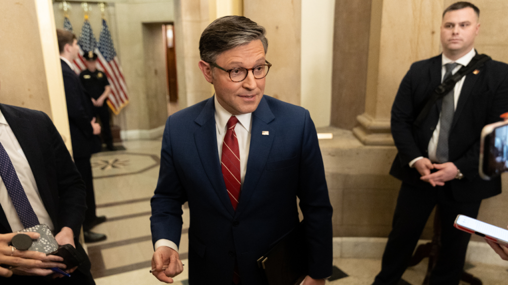 Johnson criticizes Democrats after the government reopens, stating, 'We didn't concede anything.'