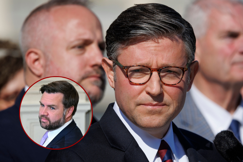 Johnson emphasizes that the Democrat victories on Tuesday do not predict future outcomes, while VP Vance conveys his own message.