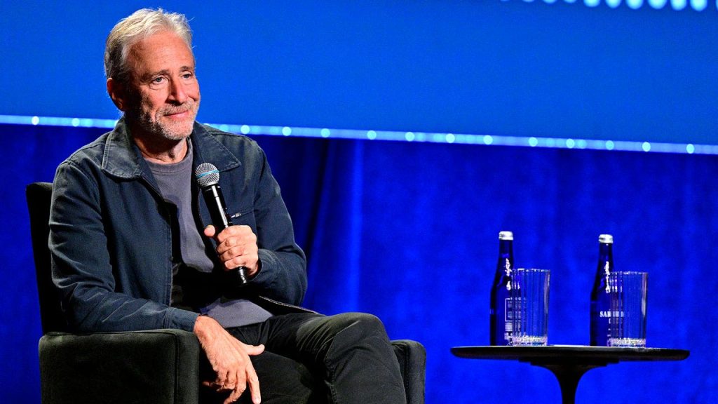 Jon Stewart believes political tests have caused people to lose their ability to love.