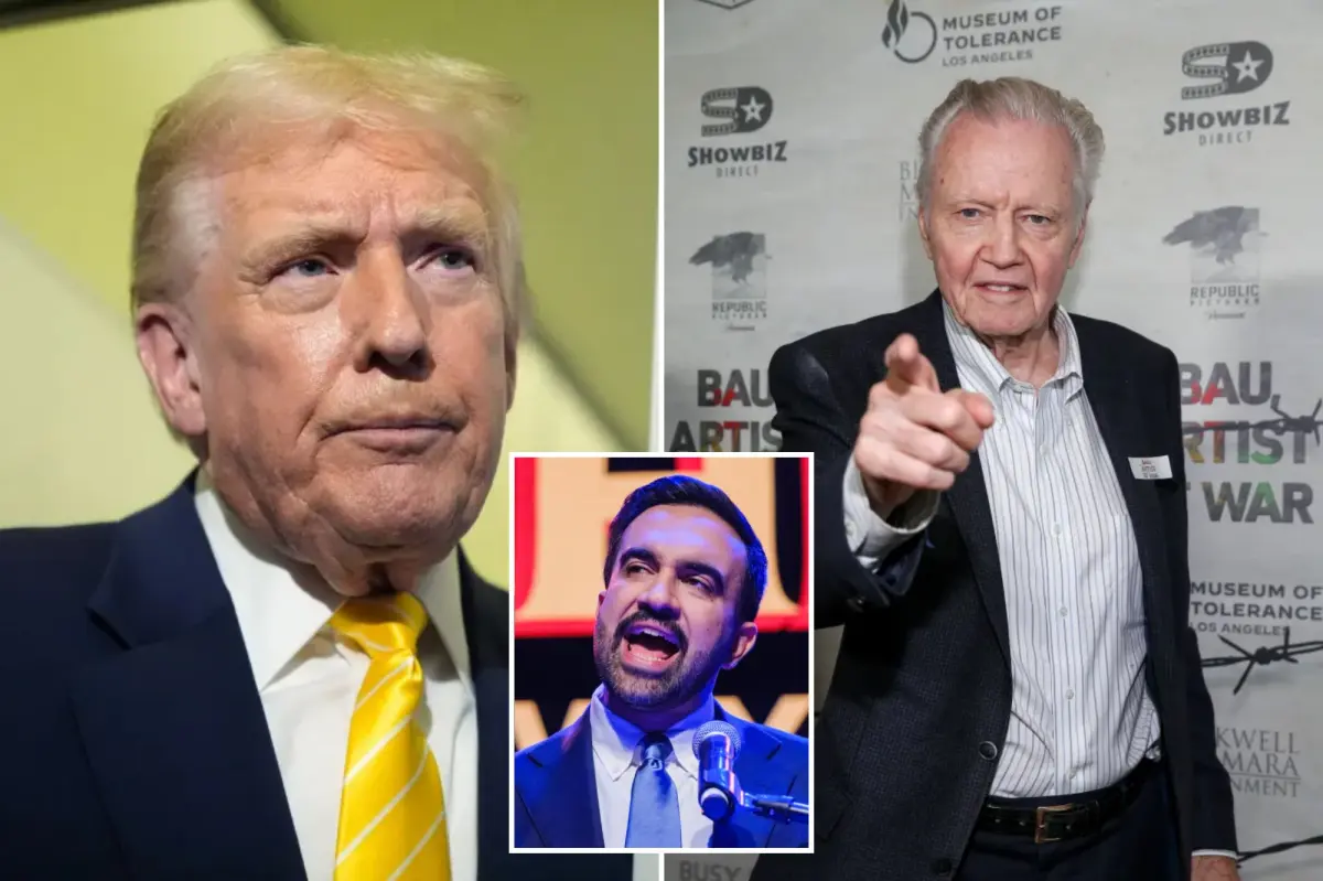 Jon Voight urges Trump to protect New York from becoming a 'socialist disaster' with Mamdani