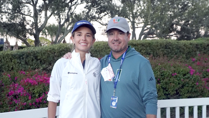 Kai Trump steps onto the LPGA stage; Miami coach commends calmness and promise