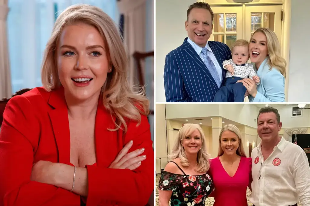 Karoline Leavitt shares awkward discussion with her parents before meeting her husband, who is 32 years older.