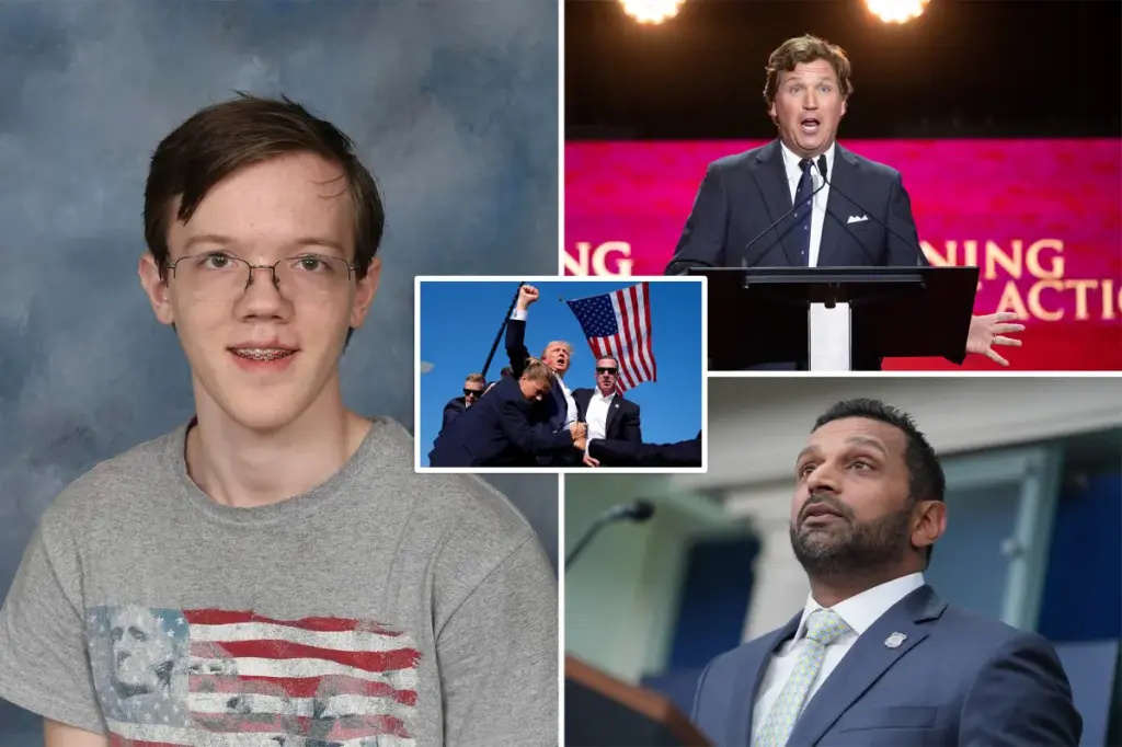 Kash Patel rejects Tucker Carlson's accusations of an FBI cover-up regarding Thomas Crooks.