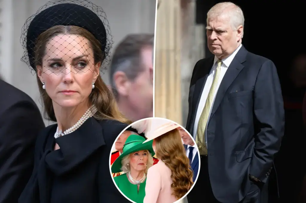 Kate Middleton played a key role in revoking Prince Andrew's titles.