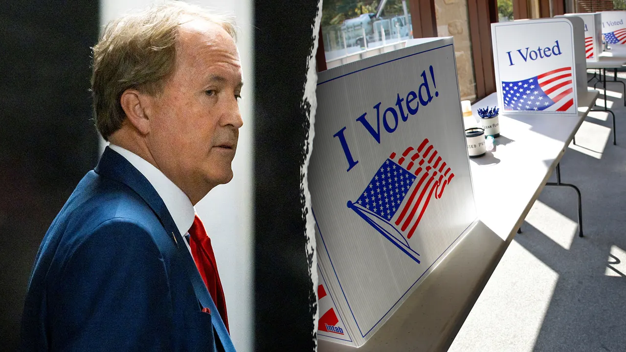 Ken Paxton files a lawsuit against a Latino voter organization over allegations of improper registrations.
