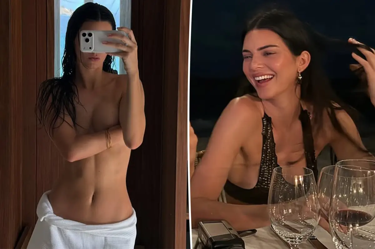Kendall Jenner goes topless on the beach for her 30th birthday pictures