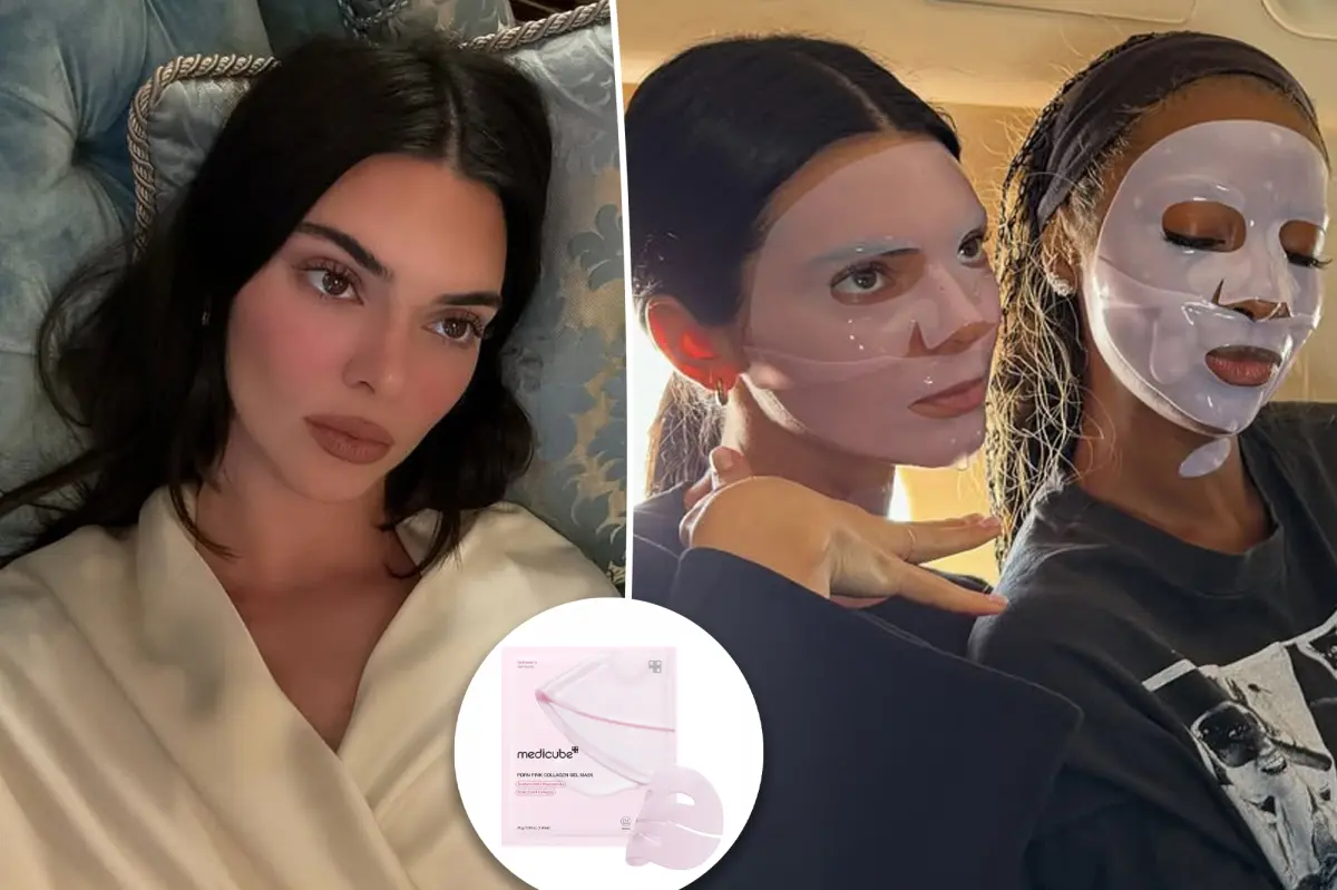 Kendall Jenner tries these face masks from Medicube that cost under $20