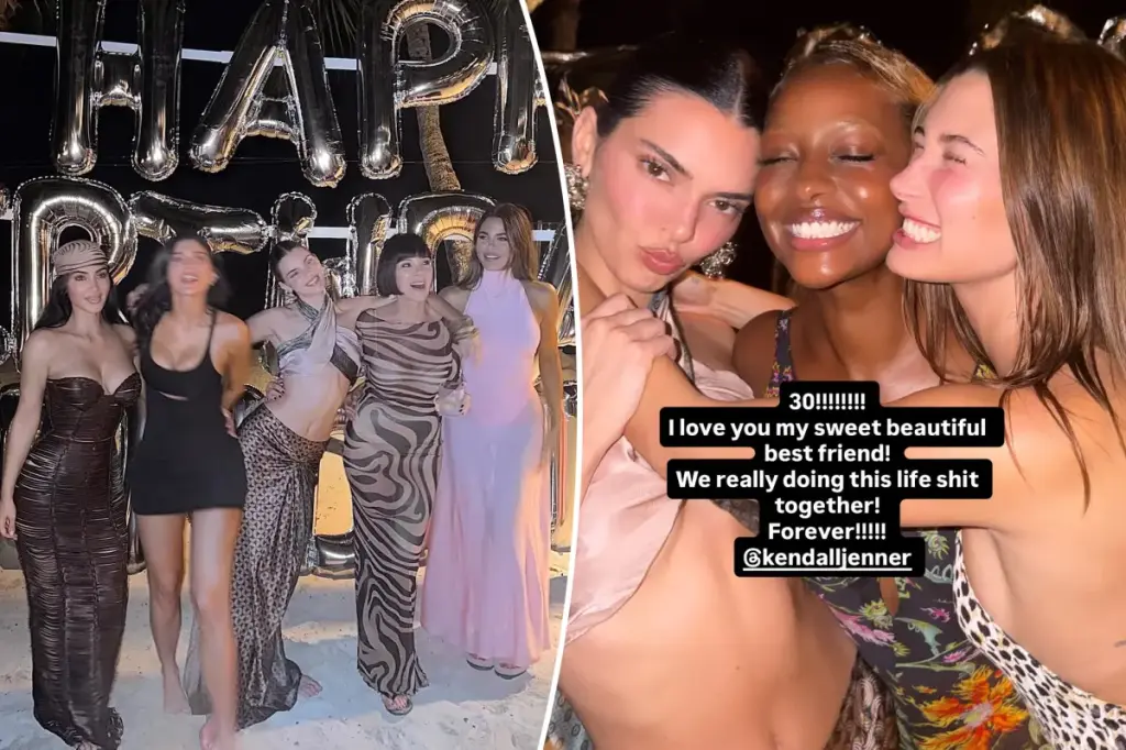 Kendall Jenner's lavish beach party for her 30th birthday